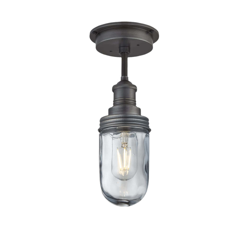 Brooklyn Outdoor & Bathroom Semi Flush Mount