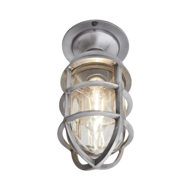 Bulkhead Outdoor & Bathroom Marine Flush Mount - 4 Inch - Gunmetal