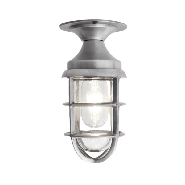 Bulkhead Outdoor & Bathroom Marine Flush Mount - 4 Inch - Gunmetal