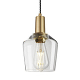 Sleek Smoked Glass Schoolhouse Pendant - 5.5 Inch