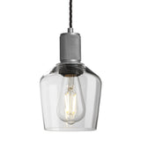 Knurled Glass Schoolhouse Pendant - 5.5 Inch