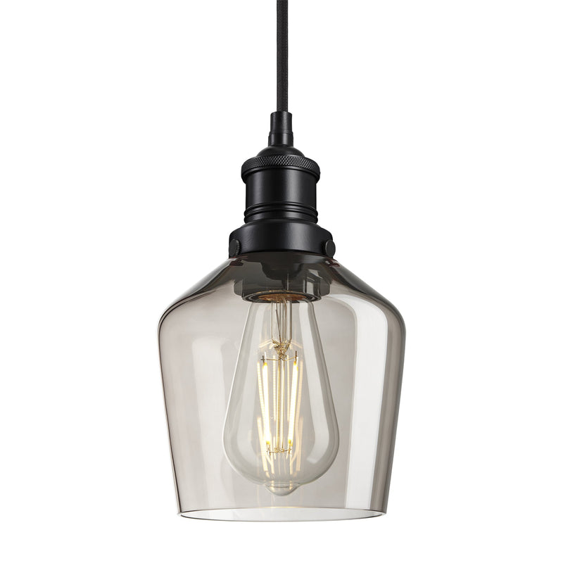 Brooklyn Glass Schoolhouse Pendant Light - 5.5 Inch