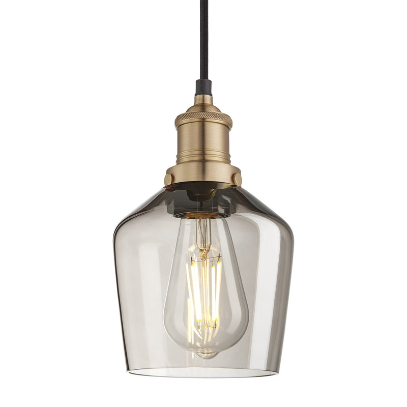 Brooklyn Glass Schoolhouse Pendant Light - 5.5 Inch