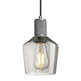 Knurled Glass Schoolhouse Pendant - 5.5 Inch