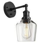 Brooklyn Glass Schoolhouse Wall Light - 5.5 Inch