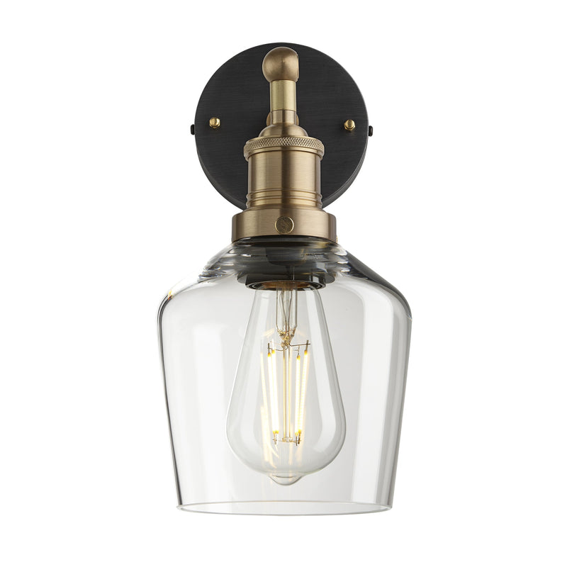 Brooklyn Glass Schoolhouse Wall Light - 5.5 Inch