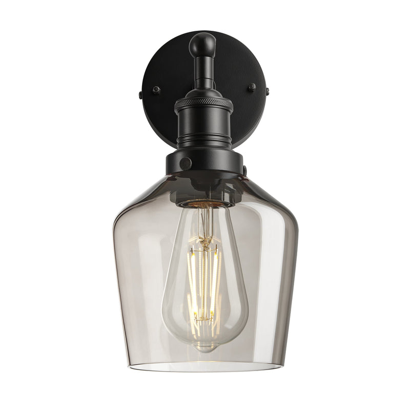 Brooklyn Glass Schoolhouse Wall Light - 5.5 Inch
