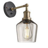 Brooklyn Glass Schoolhouse Wall Light - 5.5 Inch