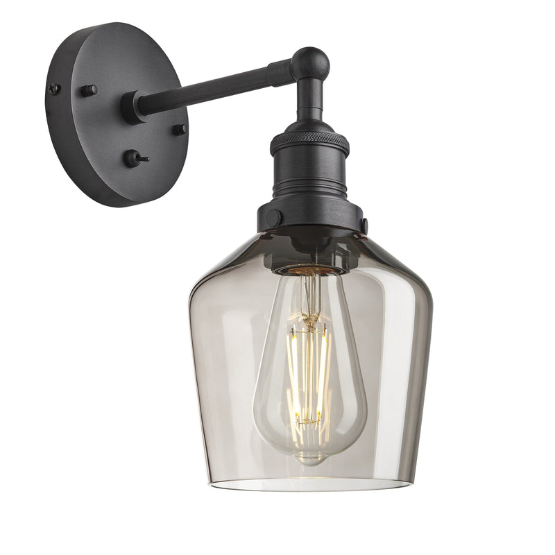 Brooklyn Glass Schoolhouse Wall Light - 5.5 Inch