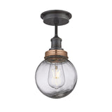 Brooklyn Outdoor & Bathroom Globe Semi Flush Mount