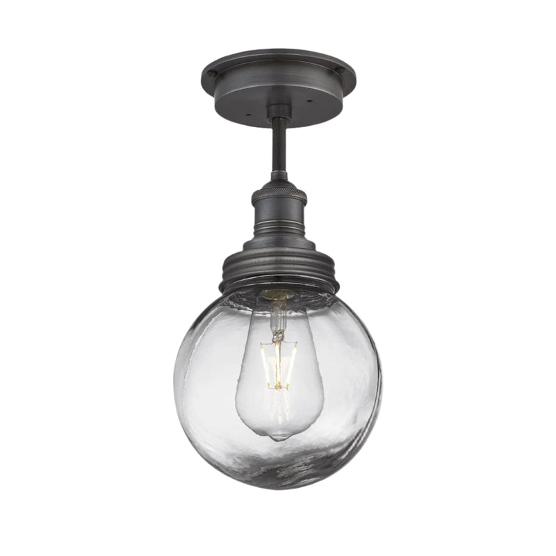 Brooklyn Outdoor & Bathroom Globe Semi Flush Mount