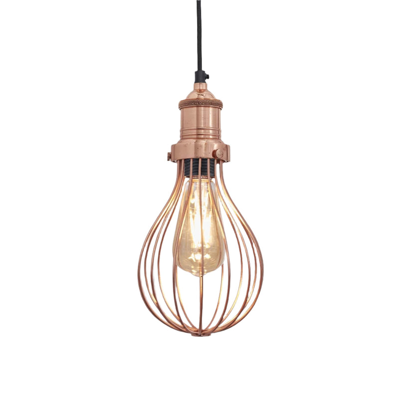 Brooklyn Balloon Cage Pendant - 6 Inch