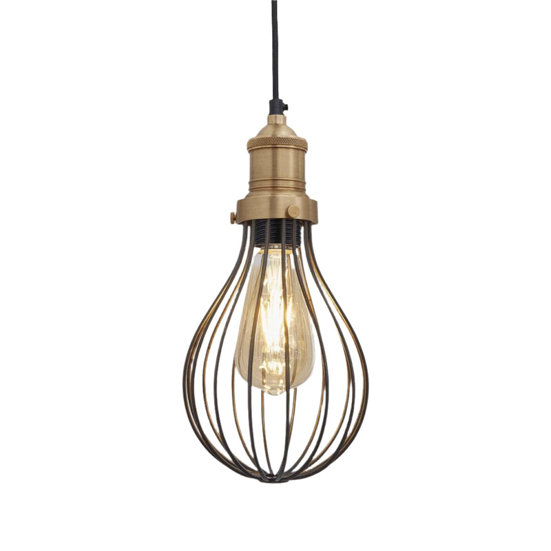 Brooklyn Balloon Cage Pendant - 6 Inch