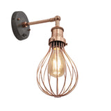 Brooklyn Balloon Cage Wall Light - 6 Inch