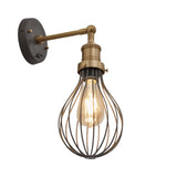 Brooklyn Balloon Cage Wall Light - 6 Inch