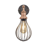 Brooklyn Balloon Cage Wall Light - 6 Inch