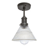 Brooklyn Glass Funnel Flush Mount - 7 Inch