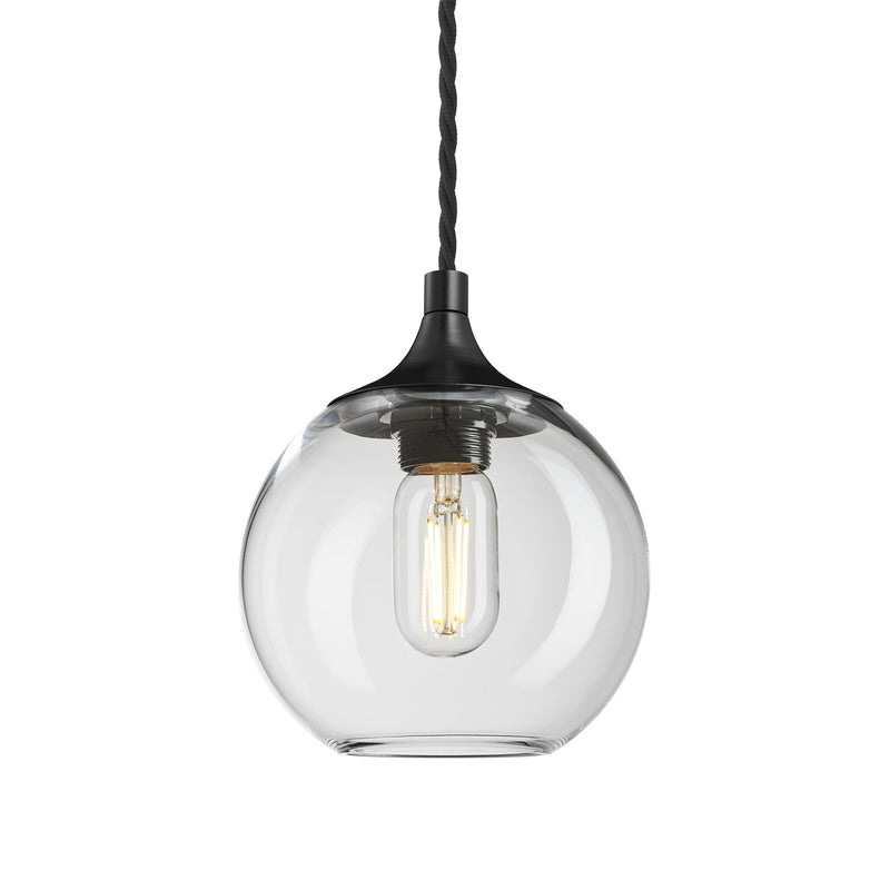 Chelsea Glass Globe Pendant - 7 Inch