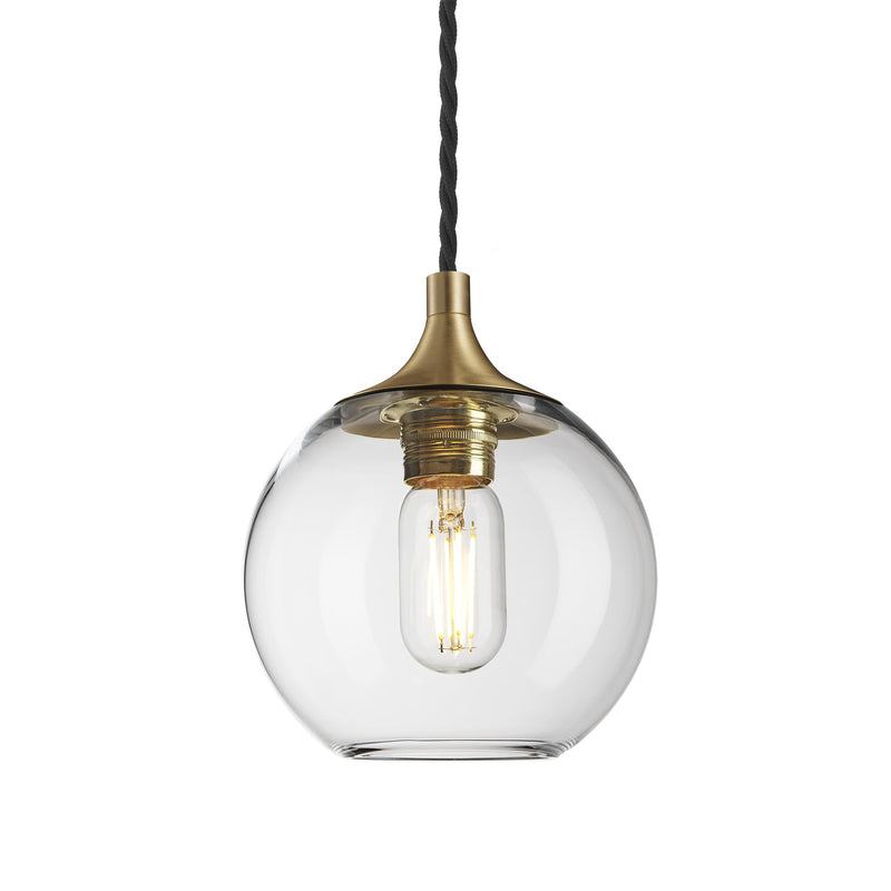Chelsea Glass Globe Pendant - 7 Inch