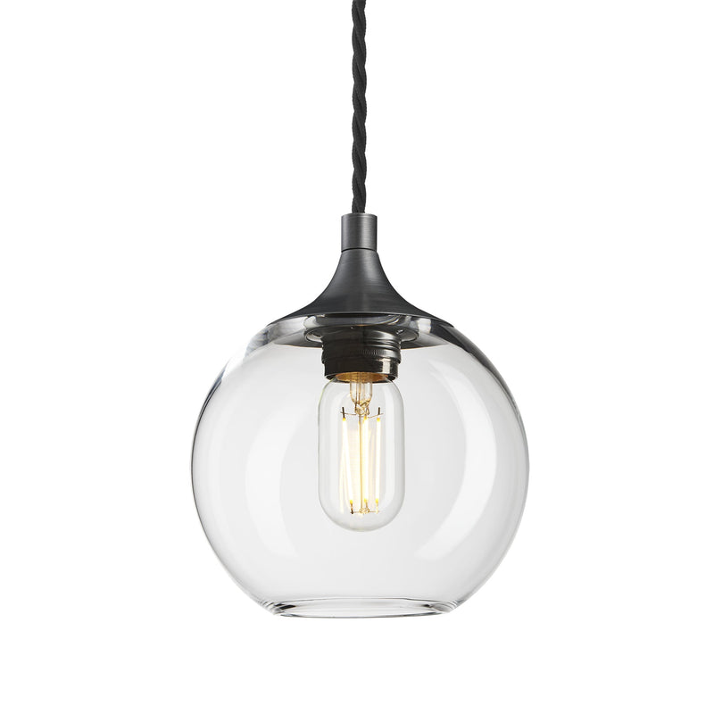 Chelsea Glass Globe Pendant - 7 Inch
