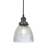 Brooklyn Glass Cone Pendant Light - 7 Inch