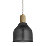 Knurled Cone Pendant Light - 7 Inch