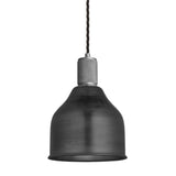Knurled Cone Pendant Light - 7 Inch