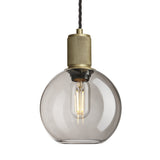 Knurled Glass Globe Pendant Light - 7 Inch