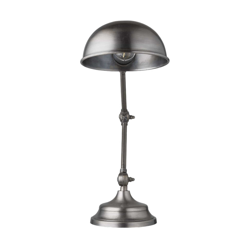 Brooklyn Pharmacy Adjustable Dome Table Lamp - 7 Inch - Gunmetal