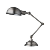 Brooklyn Pharmacy Adjustable Dome Table Lamp - 7 Inch - Gunmetal