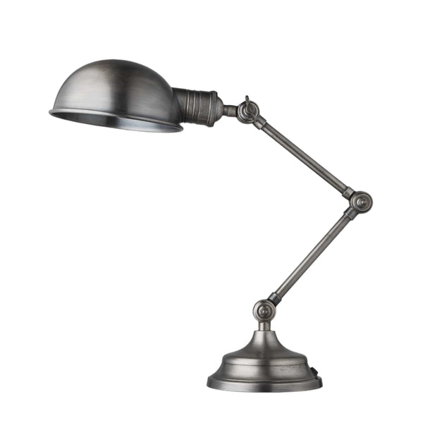 Brooklyn Pharmacy Adjustable Dome Table Lamp - 7 Inch - Gunmetal