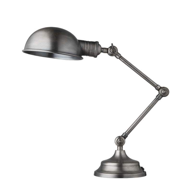 Brooklyn Pharmacy Adjustable Dome Table Lamp - 7 Inch - Gunmetal