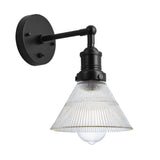 Brooklyn Glass Funnel Wall Light - 7 Inch