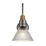 Swan Neck Glass Funnel Wall Light - 7 Inch
