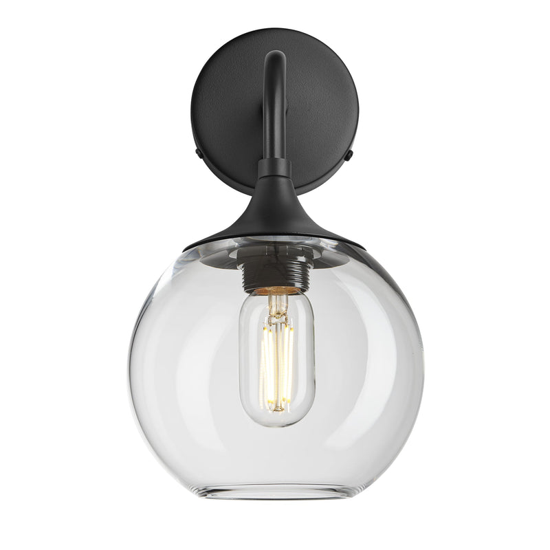 Chelsea Glass Globe Wall Light - 7 Inch