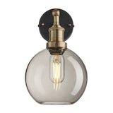 Brooklyn Glass Globe Wall Light - 7 Inch