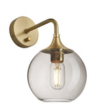 Chelsea Glass Globe Wall Light - 7 Inch