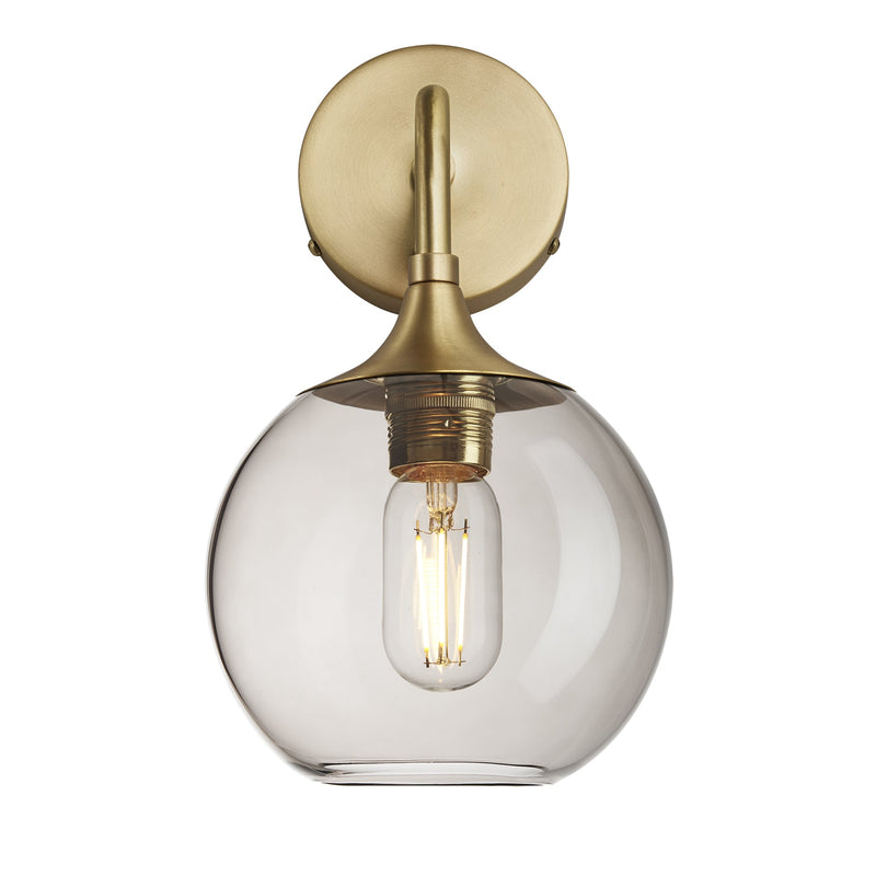 Chelsea Glass Globe Wall Light - 7 Inch