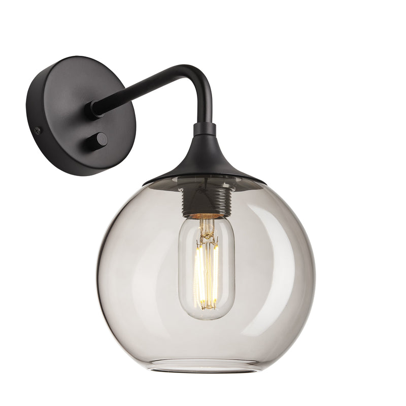 Chelsea Glass Globe Wall Light - 7 Inch