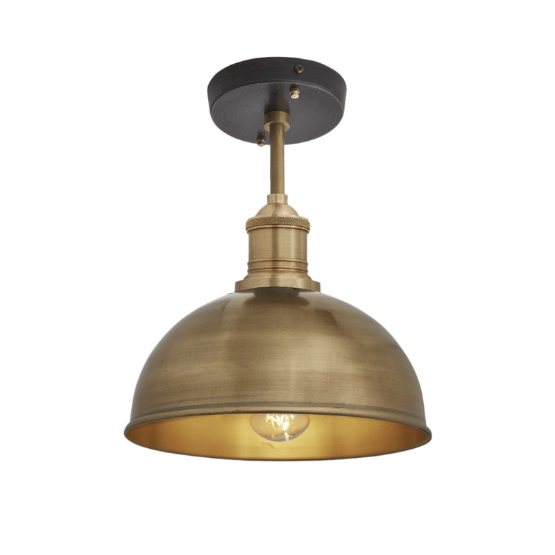 Brooklyn Dome Semi Flush Mount - 8 Inch