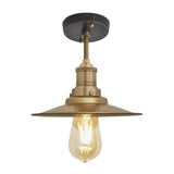 Brooklyn Flat Semi Flush Mount - 8 Inch