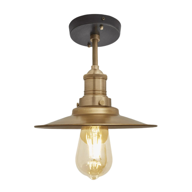 Brooklyn Flat Semi Flush Mount - 8 Inch
