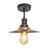 Brooklyn Flat Semi Flush Mount - 8 Inch