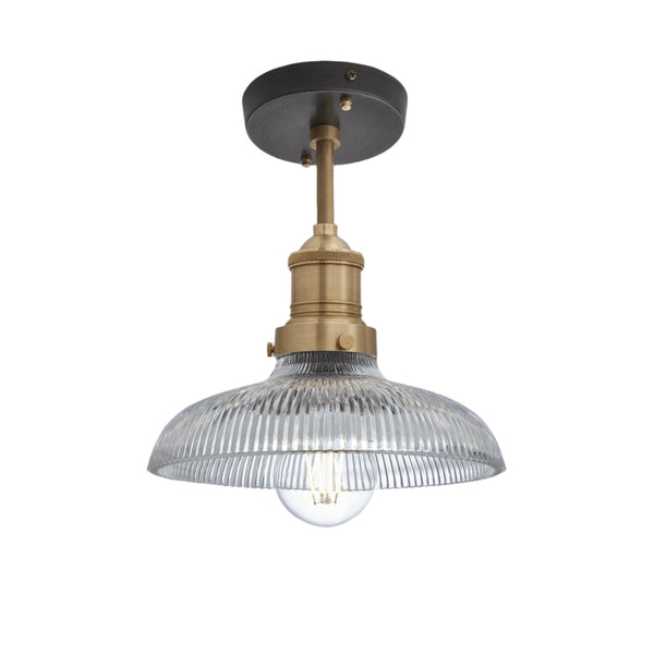Brooklyn Glass Dome Flush Mount - 8 Inch