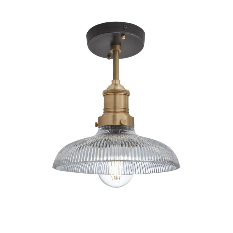 Brooklyn Glass Dome Flush Mount - 8 Inch