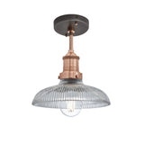 Brooklyn Glass Dome Flush Mount - 8 Inch
