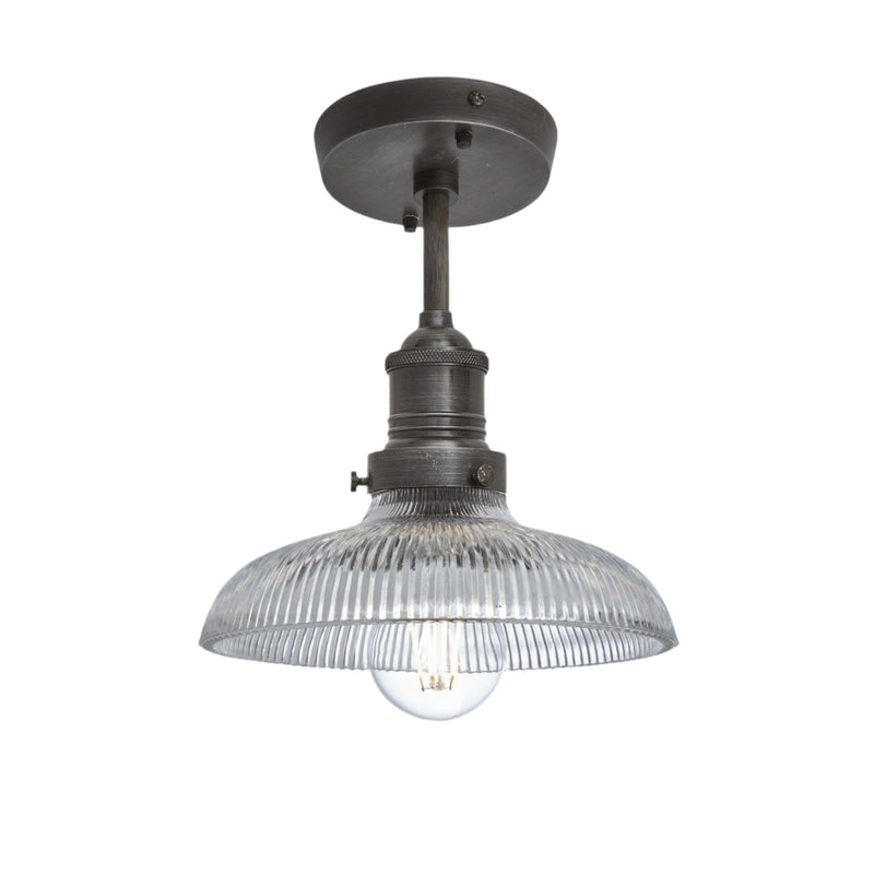 Brooklyn Glass Dome Flush Mount - 8 Inch