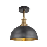Brooklyn Dome Semi Flush Mount - 8 Inch