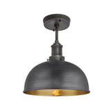 Brooklyn Dome Semi Flush Mount - 8 Inch