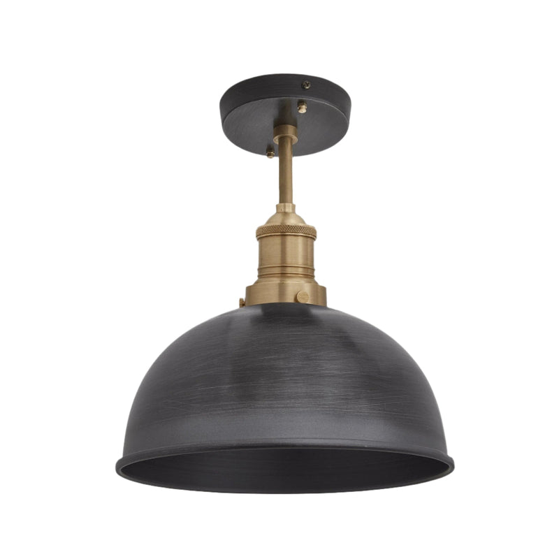 Brooklyn Dome Semi Flush Mount - 8 Inch